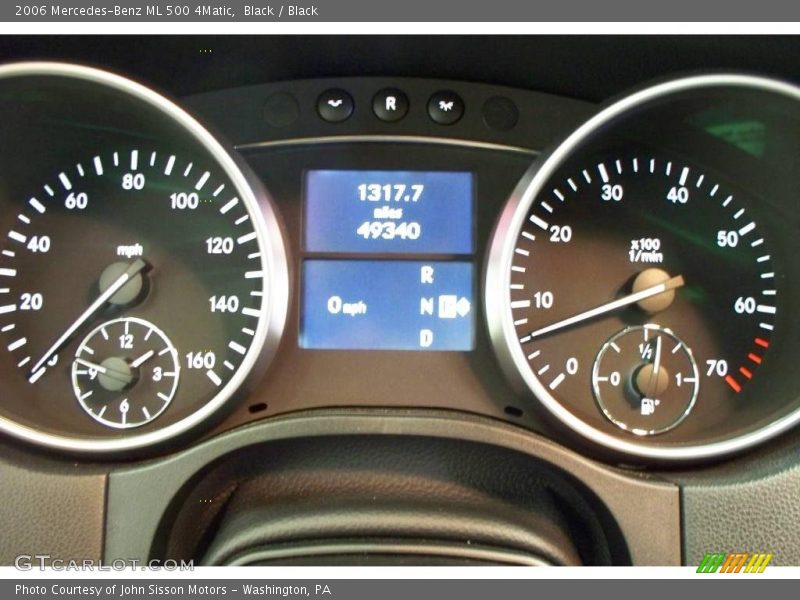 Black / Black 2006 Mercedes-Benz ML 500 4Matic
