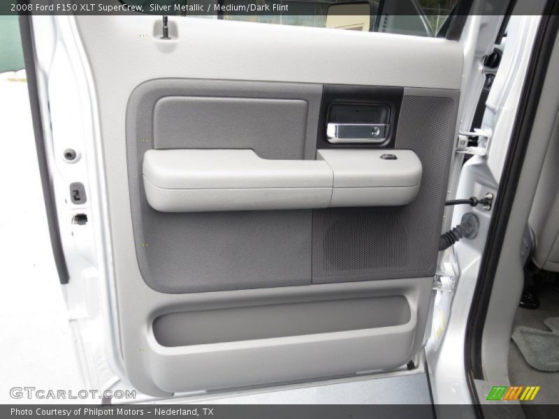Silver Metallic / Medium/Dark Flint 2008 Ford F150 XLT SuperCrew