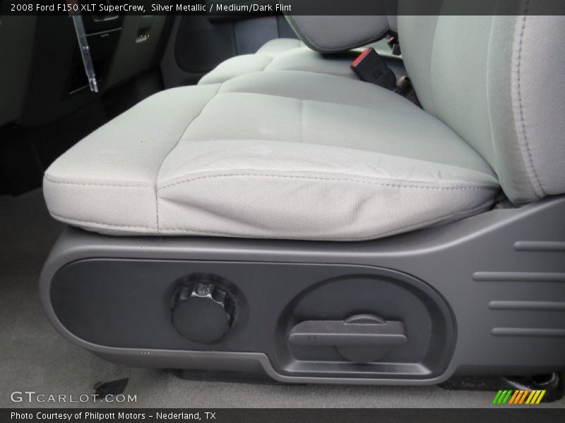 Silver Metallic / Medium/Dark Flint 2008 Ford F150 XLT SuperCrew