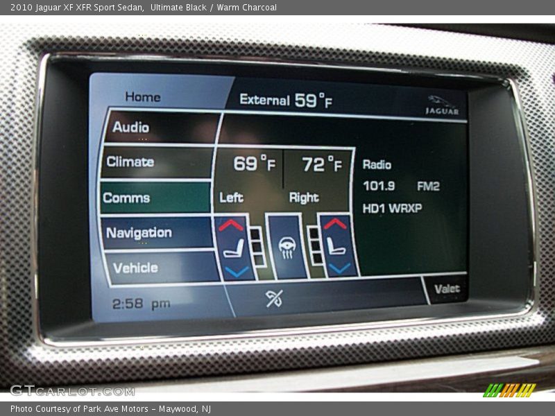 Ultimate Black / Warm Charcoal 2010 Jaguar XF XFR Sport Sedan