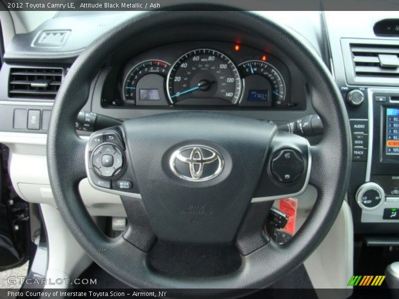 Attitude Black Metallic / Ash 2012 Toyota Camry LE