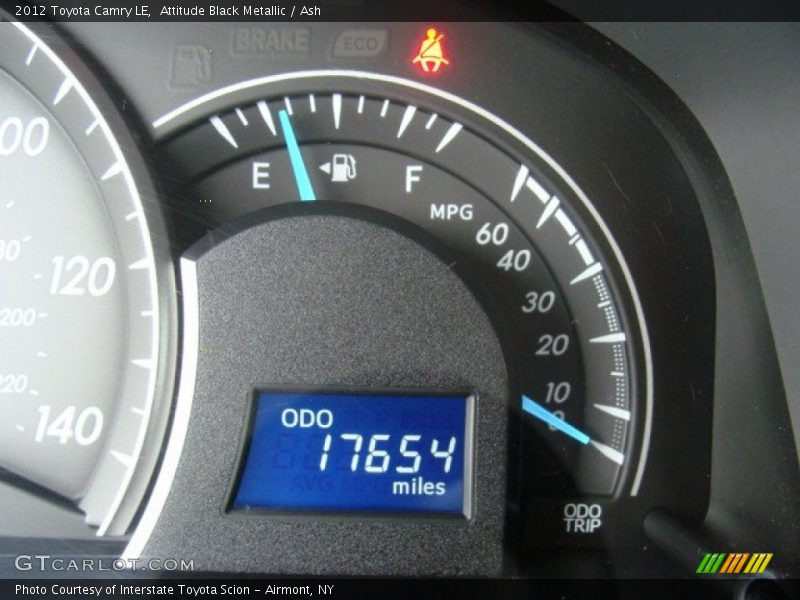 Attitude Black Metallic / Ash 2012 Toyota Camry LE