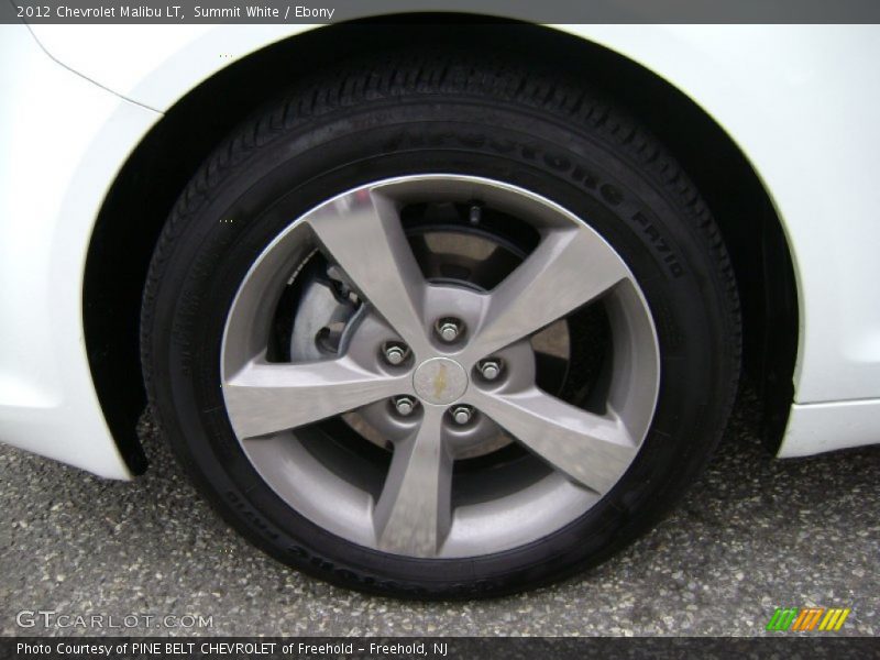 Summit White / Ebony 2012 Chevrolet Malibu LT