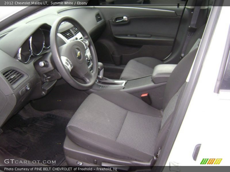 Summit White / Ebony 2012 Chevrolet Malibu LT