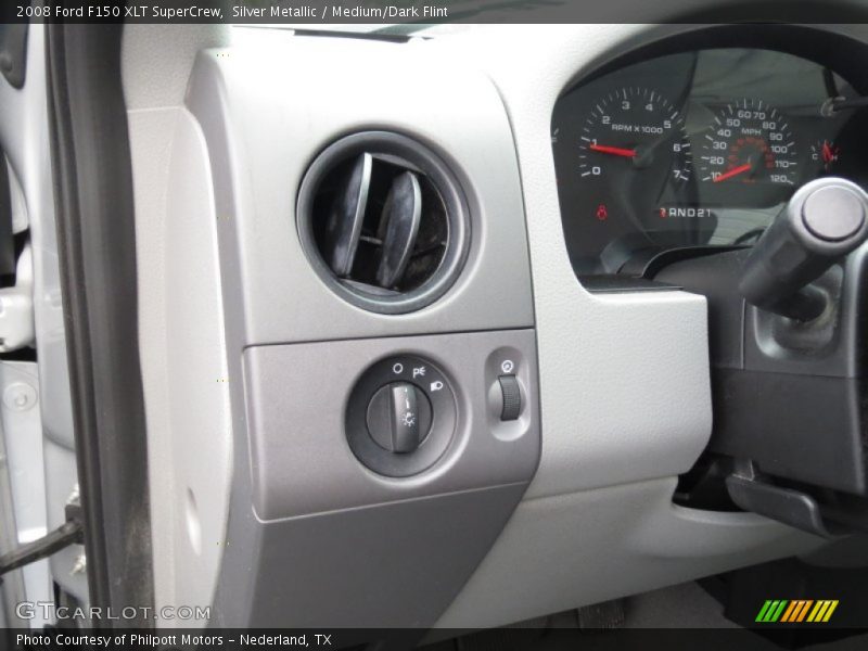 Silver Metallic / Medium/Dark Flint 2008 Ford F150 XLT SuperCrew