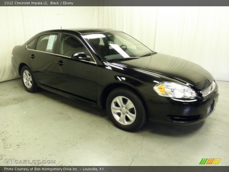 Black / Ebony 2012 Chevrolet Impala LS