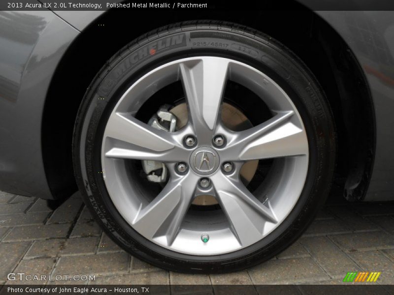 Polished Metal Metallic / Parchment 2013 Acura ILX 2.0L Technology