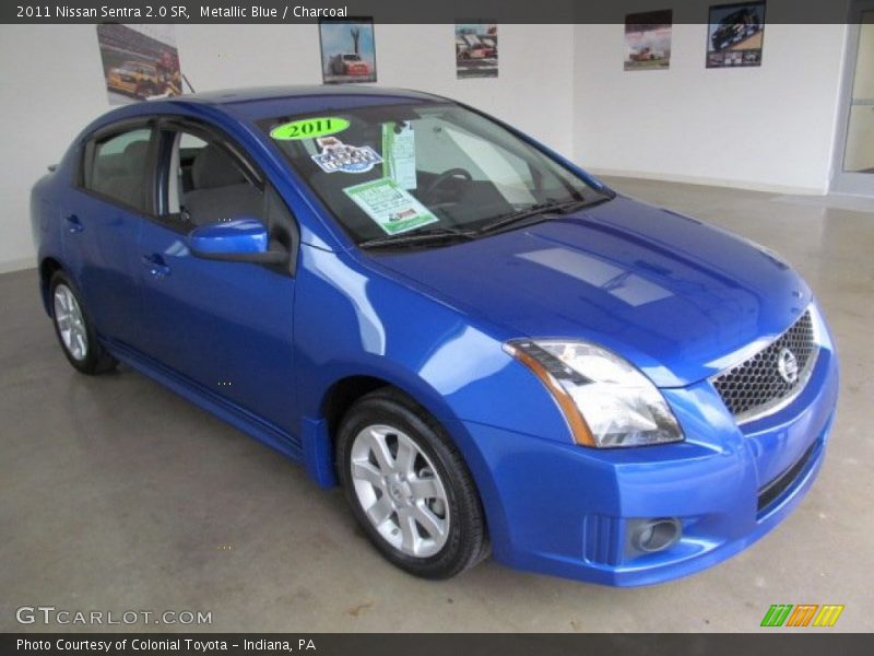 Metallic Blue / Charcoal 2011 Nissan Sentra 2.0 SR