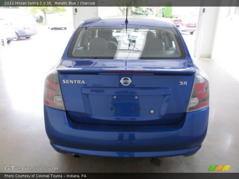 Metallic Blue / Charcoal 2011 Nissan Sentra 2.0 SR