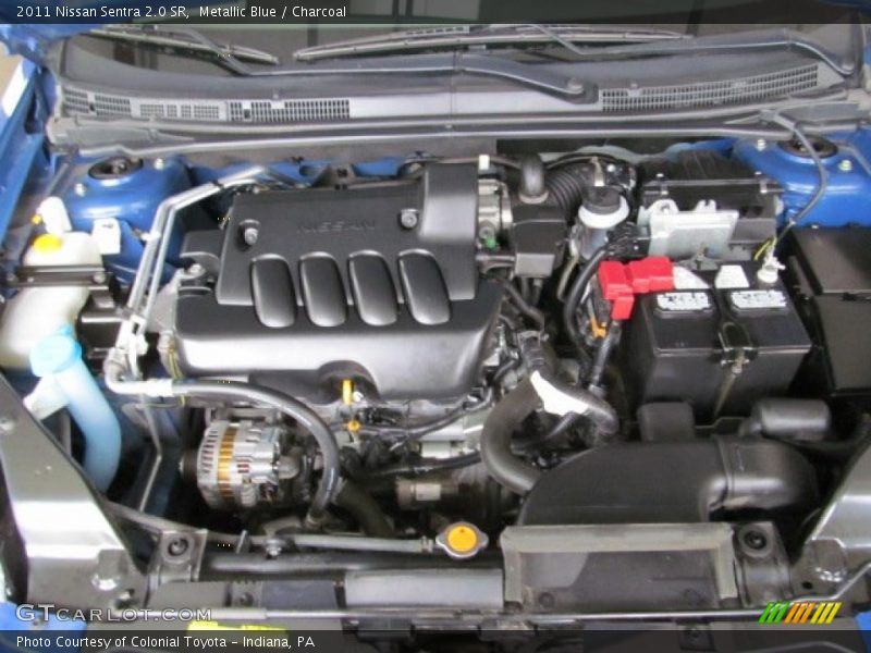 Metallic Blue / Charcoal 2011 Nissan Sentra 2.0 SR