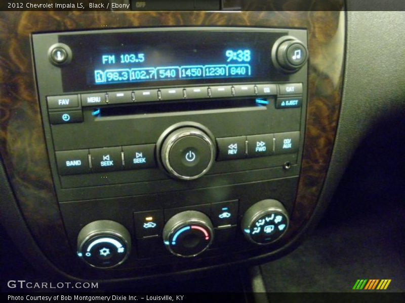 Black / Ebony 2012 Chevrolet Impala LS