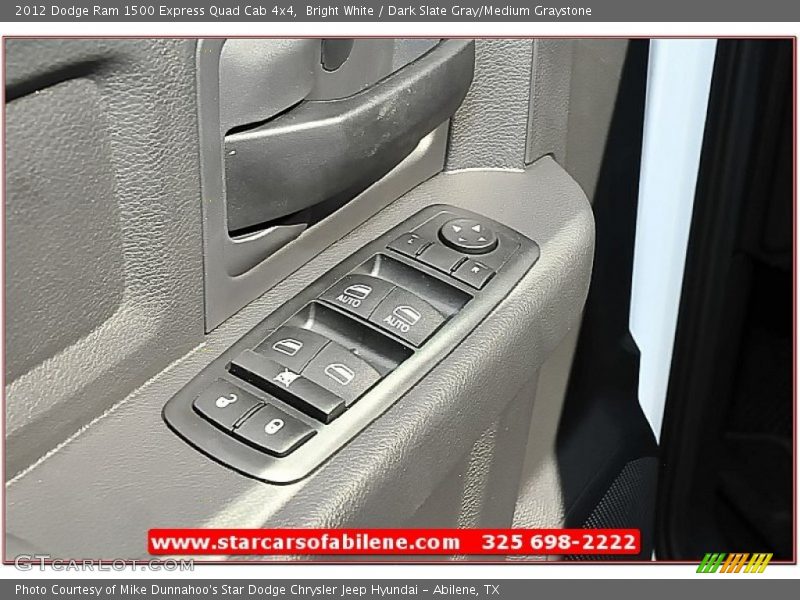 Bright White / Dark Slate Gray/Medium Graystone 2012 Dodge Ram 1500 Express Quad Cab 4x4