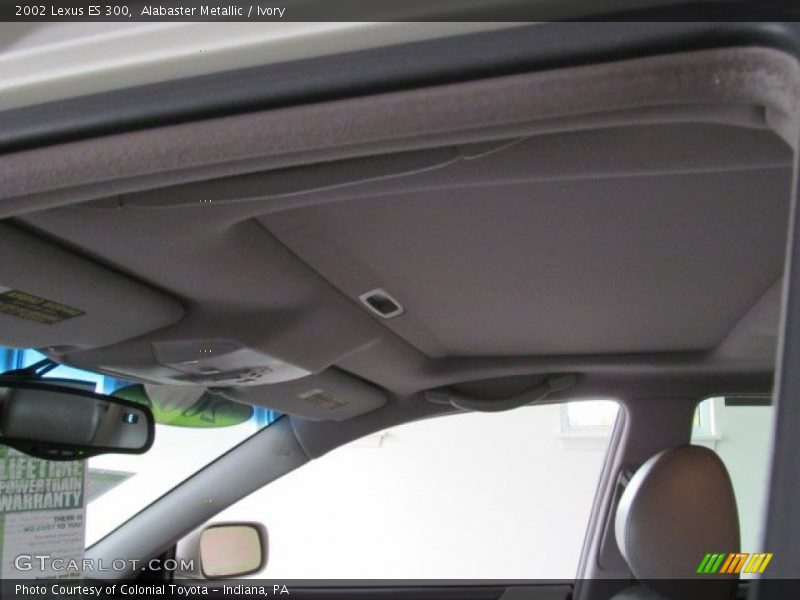 Alabaster Metallic / Ivory 2002 Lexus ES 300