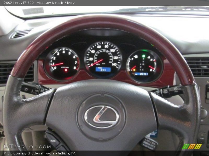 Alabaster Metallic / Ivory 2002 Lexus ES 300