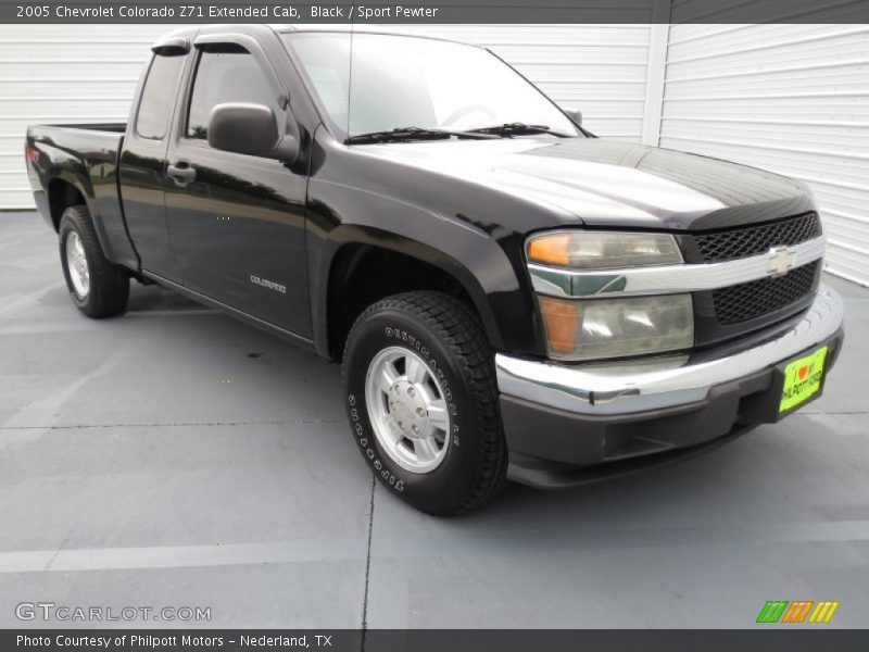Black / Sport Pewter 2005 Chevrolet Colorado Z71 Extended Cab