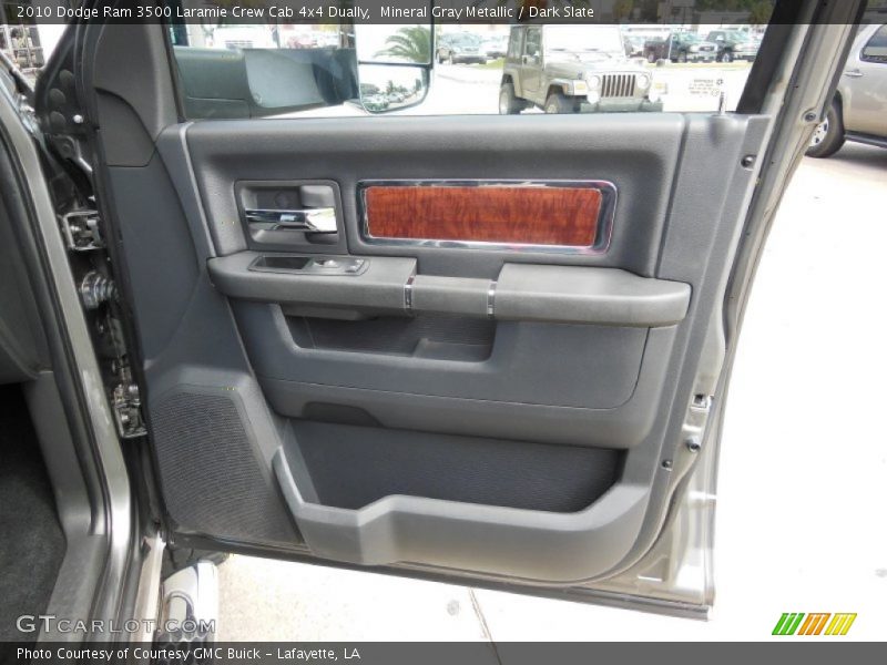 Mineral Gray Metallic / Dark Slate 2010 Dodge Ram 3500 Laramie Crew Cab 4x4 Dually
