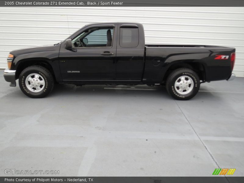 Black / Sport Pewter 2005 Chevrolet Colorado Z71 Extended Cab