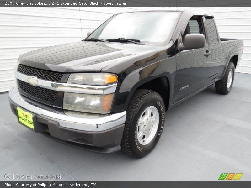 Black / Sport Pewter 2005 Chevrolet Colorado Z71 Extended Cab