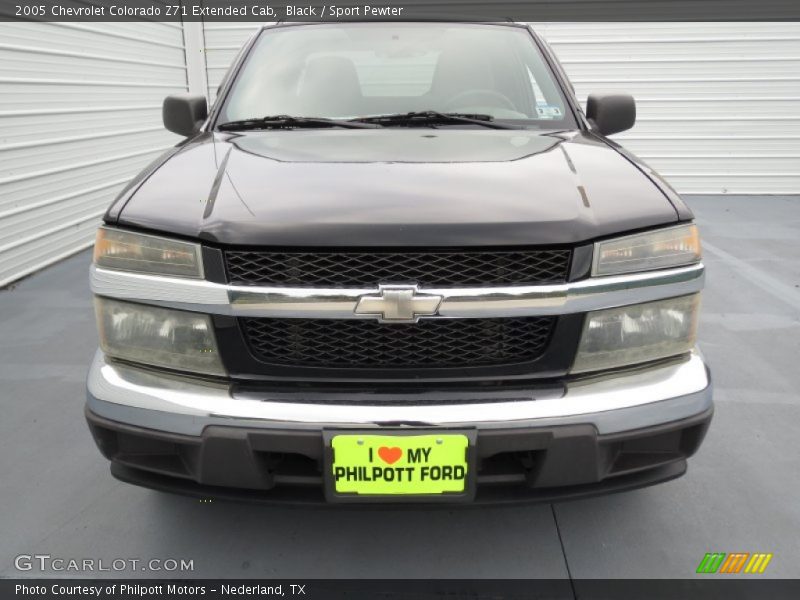 Black / Sport Pewter 2005 Chevrolet Colorado Z71 Extended Cab