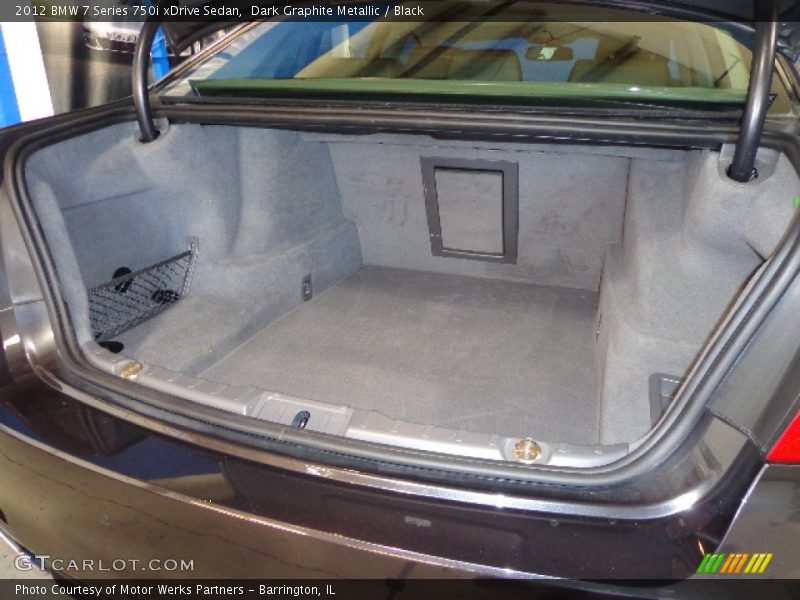 Dark Graphite Metallic / Black 2012 BMW 7 Series 750i xDrive Sedan