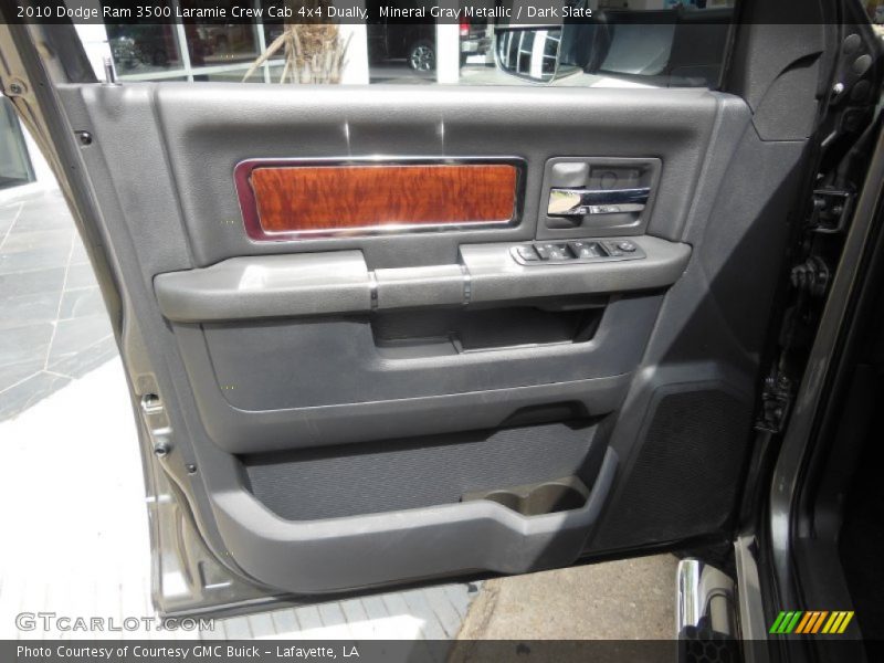 Mineral Gray Metallic / Dark Slate 2010 Dodge Ram 3500 Laramie Crew Cab 4x4 Dually
