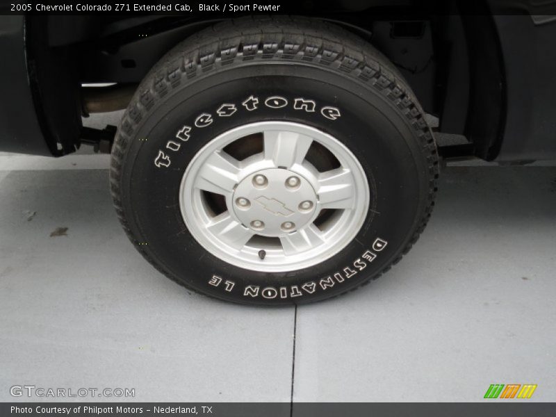 Black / Sport Pewter 2005 Chevrolet Colorado Z71 Extended Cab