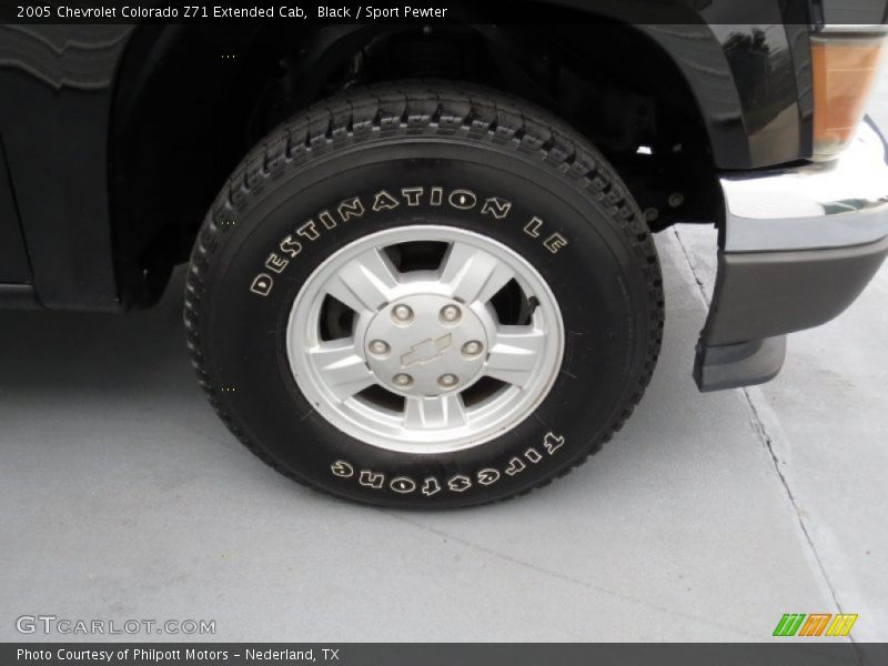 Black / Sport Pewter 2005 Chevrolet Colorado Z71 Extended Cab