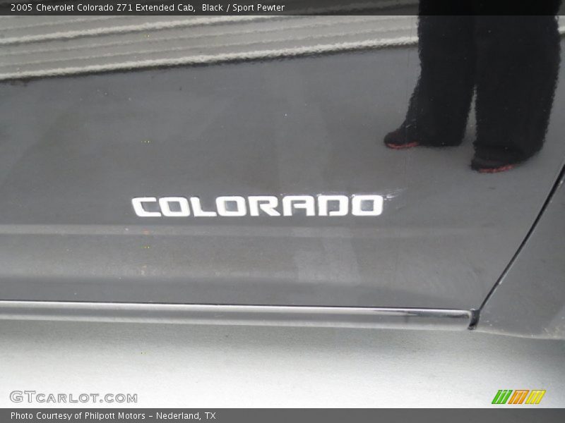 Black / Sport Pewter 2005 Chevrolet Colorado Z71 Extended Cab
