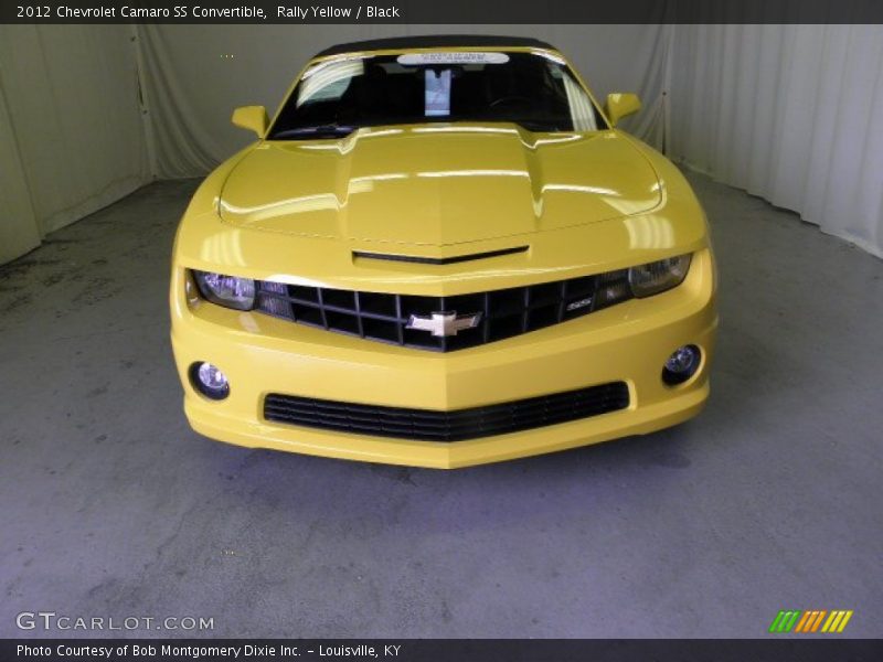Rally Yellow / Black 2012 Chevrolet Camaro SS Convertible