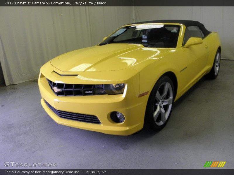 Rally Yellow / Black 2012 Chevrolet Camaro SS Convertible