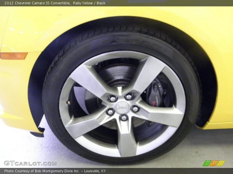 Rally Yellow / Black 2012 Chevrolet Camaro SS Convertible