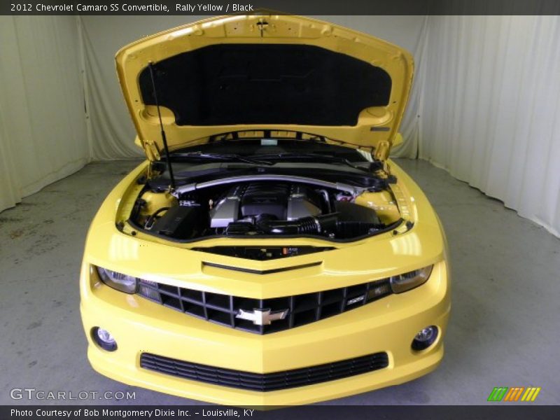 Rally Yellow / Black 2012 Chevrolet Camaro SS Convertible