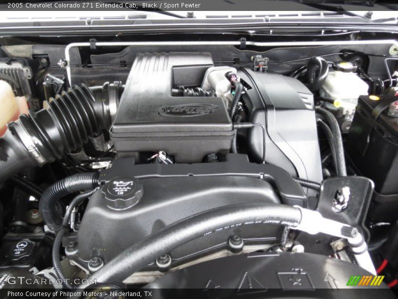 Black / Sport Pewter 2005 Chevrolet Colorado Z71 Extended Cab