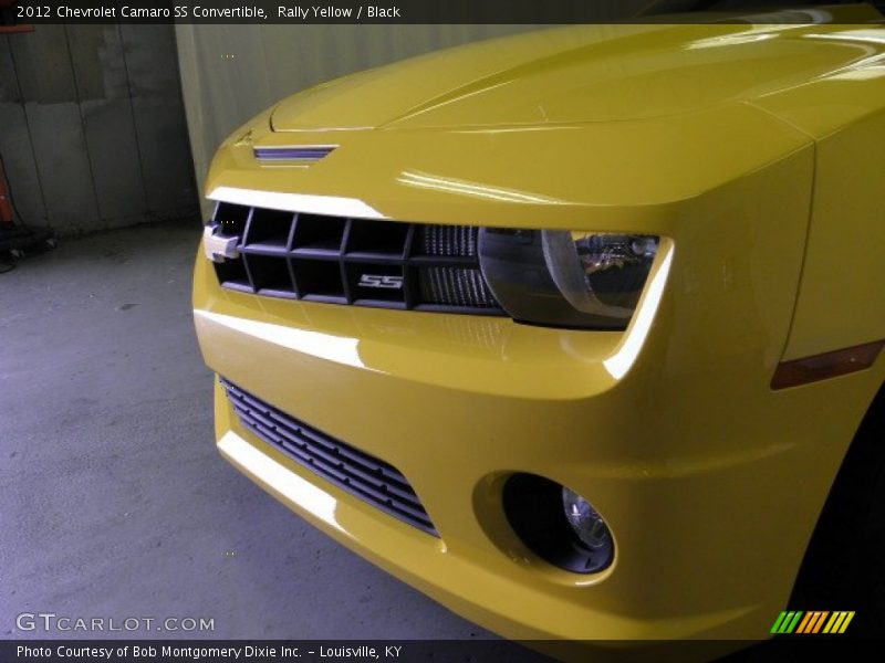 Rally Yellow / Black 2012 Chevrolet Camaro SS Convertible