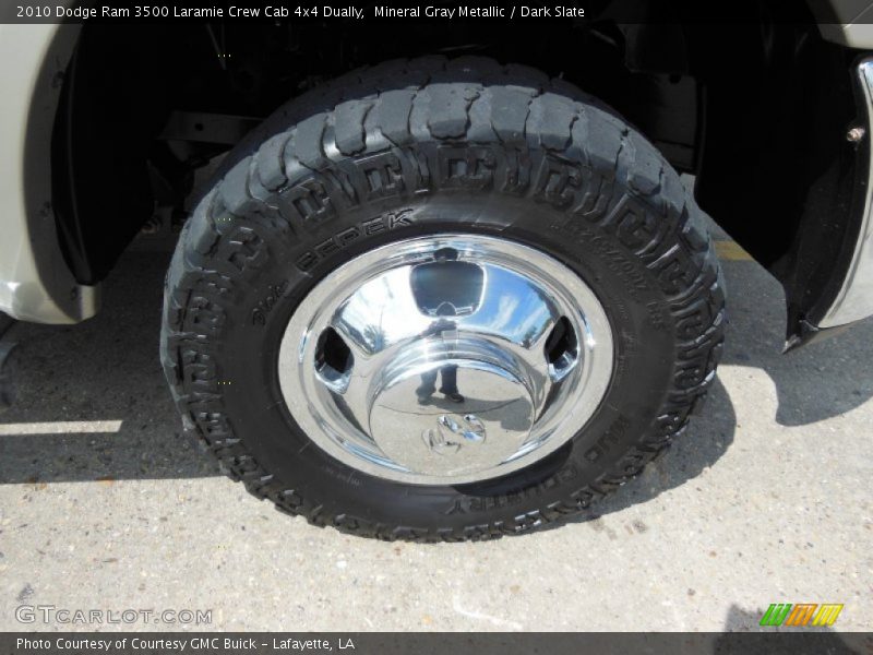 Mineral Gray Metallic / Dark Slate 2010 Dodge Ram 3500 Laramie Crew Cab 4x4 Dually