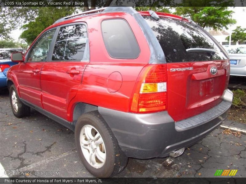 Volcanic Red / Beige 2005 Kia Sportage EX