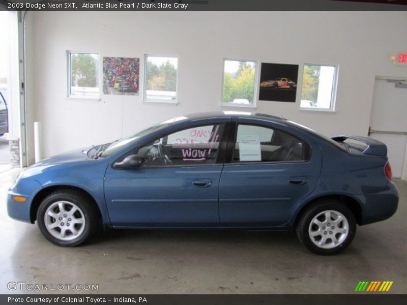 Atlantic Blue Pearl / Dark Slate Gray 2003 Dodge Neon SXT