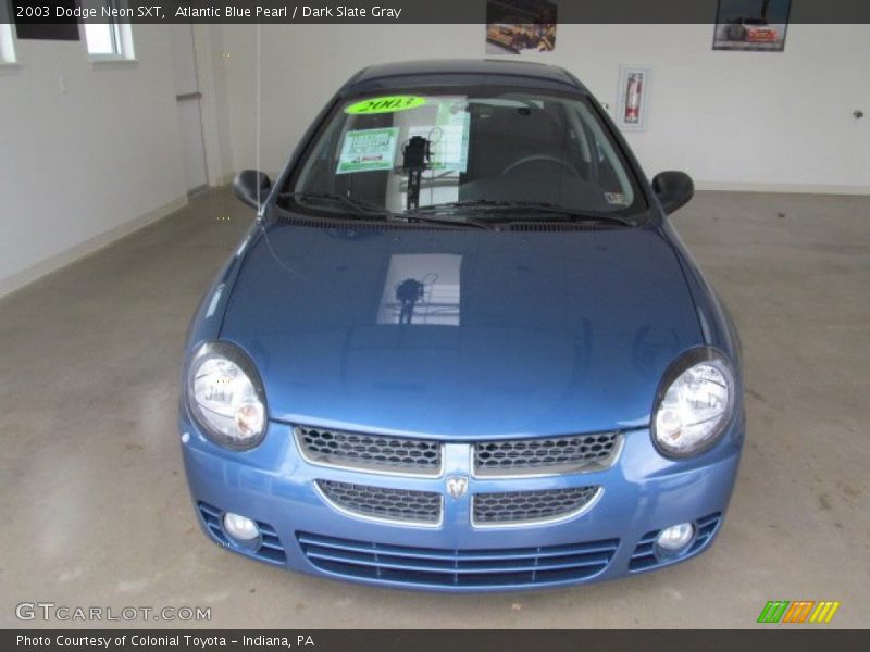 Atlantic Blue Pearl / Dark Slate Gray 2003 Dodge Neon SXT