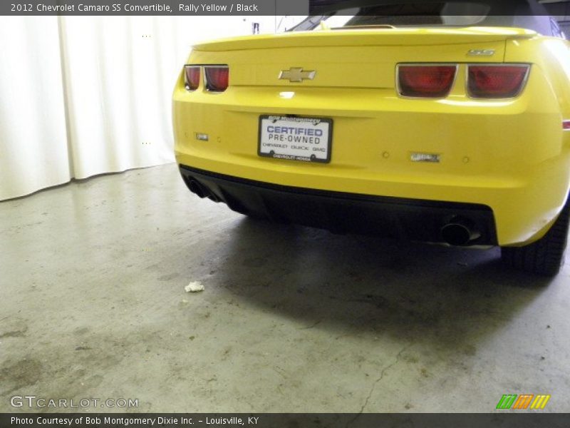 Rally Yellow / Black 2012 Chevrolet Camaro SS Convertible