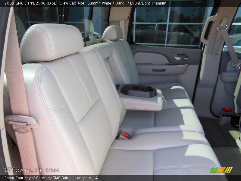 Summit White / Dark Titanium/Light Titanium 2009 GMC Sierra 2500HD SLT Crew Cab 4x4