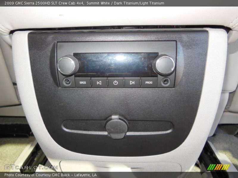 Summit White / Dark Titanium/Light Titanium 2009 GMC Sierra 2500HD SLT Crew Cab 4x4