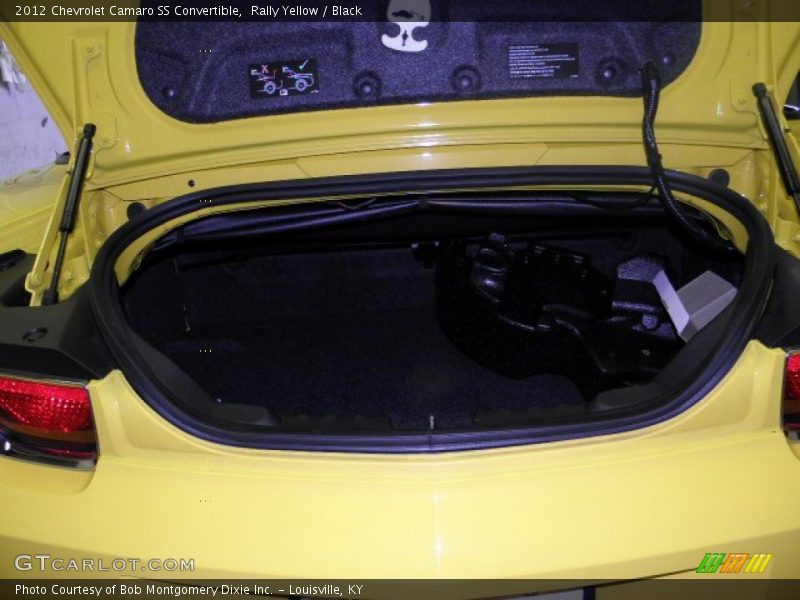 Rally Yellow / Black 2012 Chevrolet Camaro SS Convertible