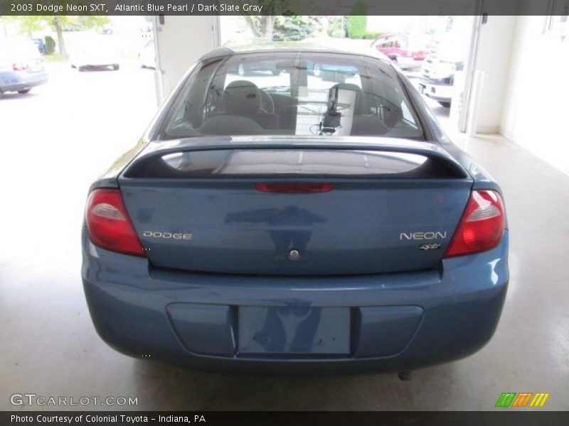Atlantic Blue Pearl / Dark Slate Gray 2003 Dodge Neon SXT