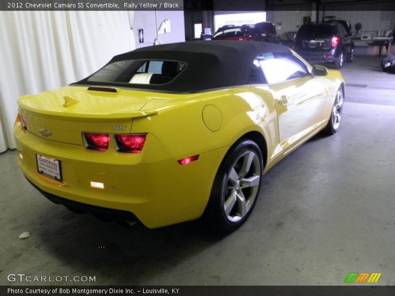Rally Yellow / Black 2012 Chevrolet Camaro SS Convertible
