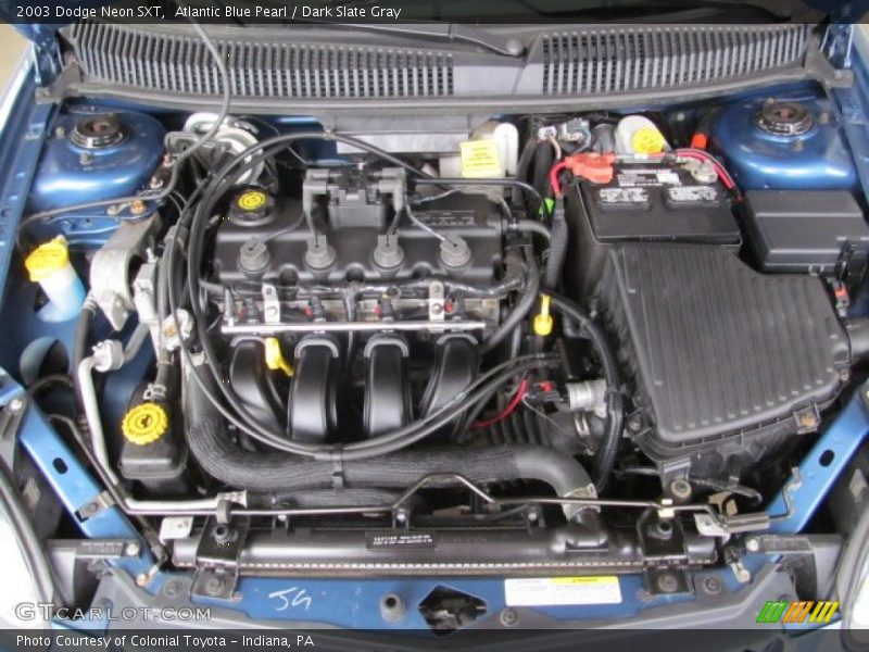 Atlantic Blue Pearl / Dark Slate Gray 2003 Dodge Neon SXT