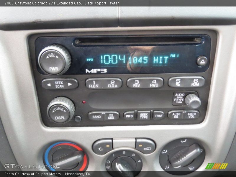 Black / Sport Pewter 2005 Chevrolet Colorado Z71 Extended Cab