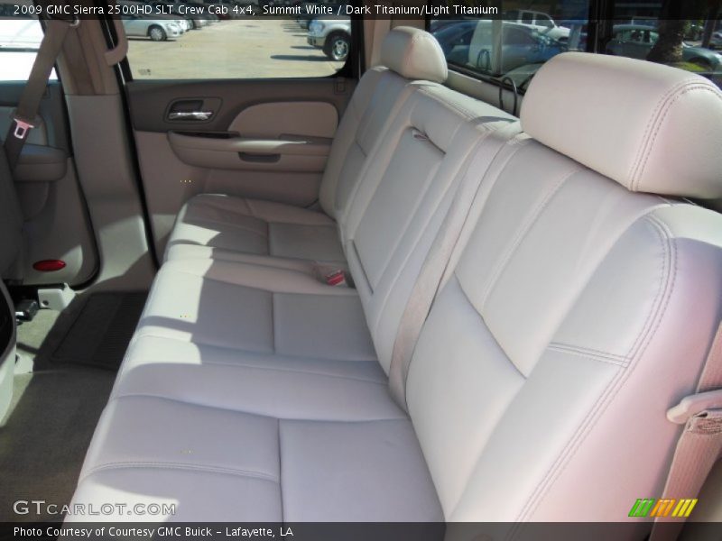 Summit White / Dark Titanium/Light Titanium 2009 GMC Sierra 2500HD SLT Crew Cab 4x4