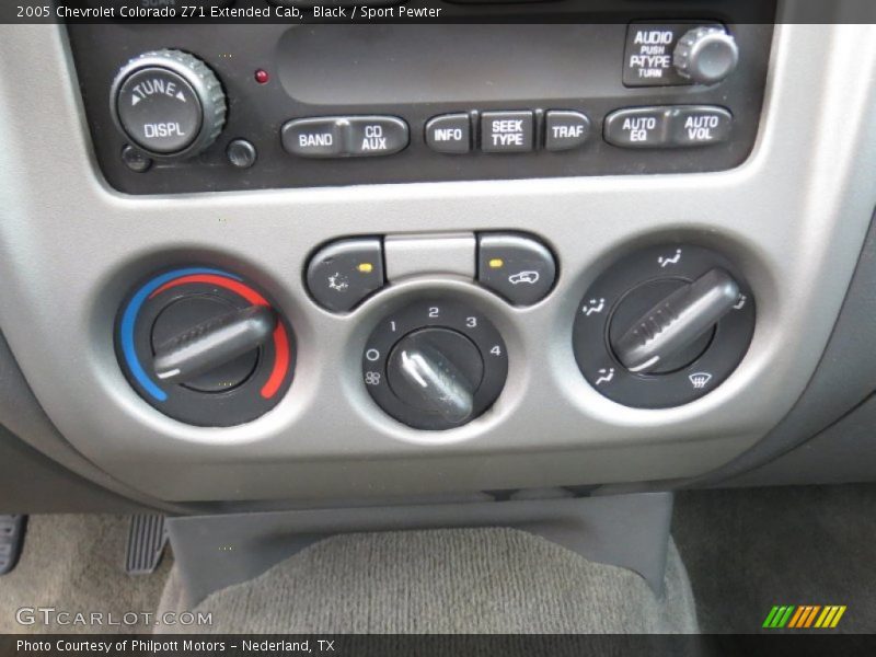 Black / Sport Pewter 2005 Chevrolet Colorado Z71 Extended Cab