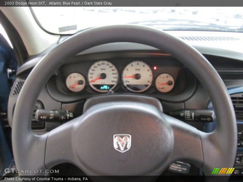 Atlantic Blue Pearl / Dark Slate Gray 2003 Dodge Neon SXT
