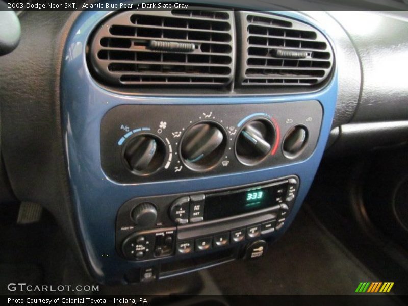 Atlantic Blue Pearl / Dark Slate Gray 2003 Dodge Neon SXT